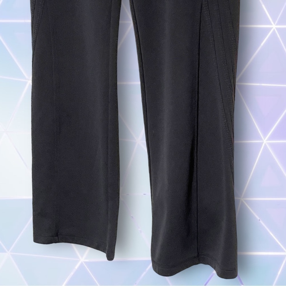 Adidas Solid Black Track Pants Size Medium Vintag… - image 4